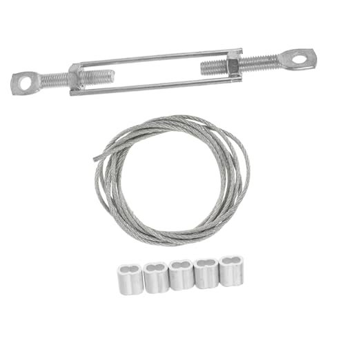 SOIMISS Aluminium Scaffold Fastener Set mit Seil und Aluminiumklemmen Stabiles Leichtes Gerüst Befestigungszubehör für Sicheren Halt und Zuverlässige Stabilität Beim Bau von SOIMISS