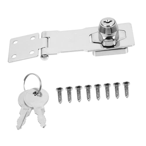 SOIMISS Anti diebstahl Schrankverschluss Mittelgroßer Riegel Rostfrei Verschleißfest Für Holz Türen Fenster Sicherungsriegel Einfach Zu Montieren SOIMISS Anti diebstahl Schrankverschluss Mittelgroßer Riegel Rostfrei Verschleißfest Für Holz Türen Fenster Sicherungsriegel Einfach Zu Montieren von SOIMISS