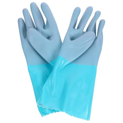 SOIMISS Anti rutsch Fischhandschuhe mit Schnittfestigkeit Panzerschutz und Komfortabler Passform Robuste Gummi handschuhe für Fischreinigung und Seafood verarbeitung Handschuhgröße von SOIMISS