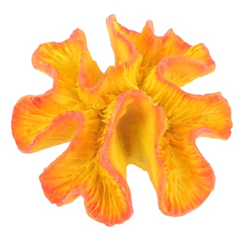 SOIMISS Aquarium Deko Künstliches Korallenriff Ornament Schwerer Sockel Naturnahe Fischdekoration für Süßwasser Aquarien Zubehör Mittelgroß von SOIMISS