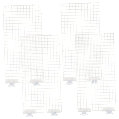 SOIMISS Aquarium Gitterplatte Isolierende Gitterplatte Saugnapf Transparent Gespleißte Aquariumzubehör Für Fischisolation Bauplattform Bodenfilter von SOIMISS