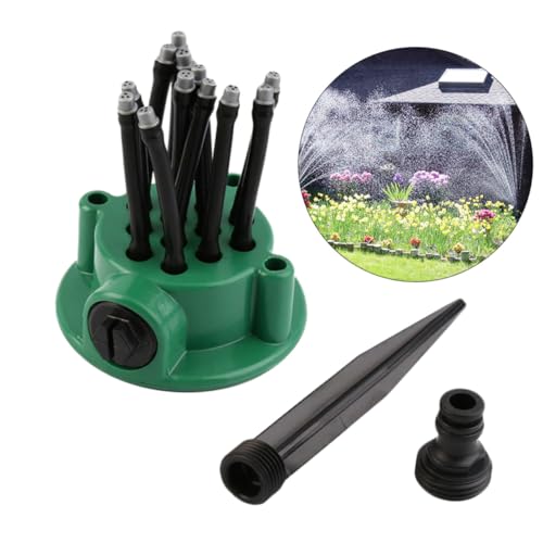 SOIMISS Automatischer Gartensprenger Langlebig Drehbar Wassersprinkler Bewässerungssystem für Blumenbeete und Gemüsebeete Gartenbewässerung mit Innengewinde SOIMISS Automatischer Gartensprenger Langlebig Drehbar Wassersprinkler Bewässerungssystem für Blumenbeete und Gemüsebeete Gartenbewässerung mit Innengewinde von SOIMISS