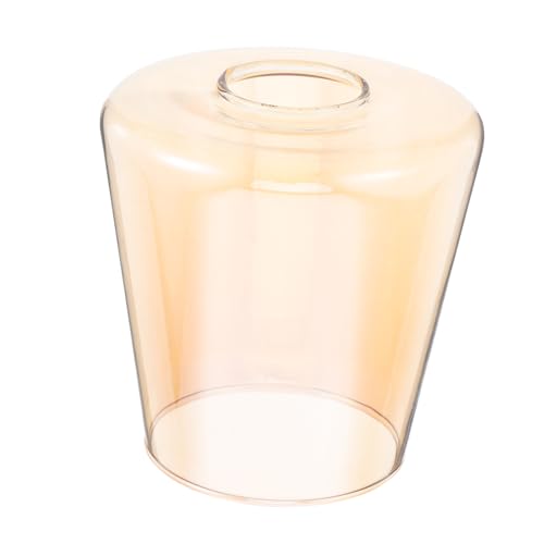 SOIMISS Bernsteinfarbener Zylinder Glasschirm Hitzebeständig Diffusor Lampenschirm Ersatz Fassung Für Wandleuchte Deckenleuchte Tischlampe Kronleuchter Loch von SOIMISS