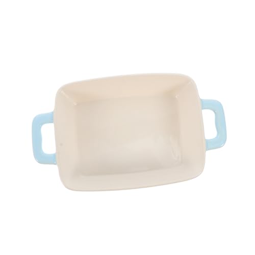 SOIMISS Binaural Keramikbackform für Käse Reisauflauf Eleganter Servierteller Himmelblau für Aufbewahrung und Zubereitung von Speisen Vielseitig für Desserts Obst und Gemüse SOIMISS Binaural Keramikbackform für Käse Reisauflauf Eleganter Servierteller Himmelblau für Aufbewahrung und Zubereitung von Speisen Vielseitig für Desserts Obst und Gemüse von SOIMISS