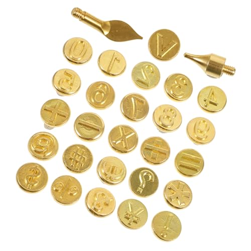 SOIMISS Brennstift Spitzen Set Holz Brennen Zahlenschablone Tragbar für Holz Leder Gravur DIY Kunsthandwerk SOIMISS Brennstift Spitzen Set Holz Brennen Zahlenschablone Tragbar für Holz Leder Gravur DIY Kunsthandwerk von SOIMISS