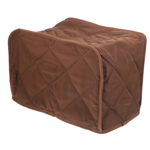 SOIMISS Brotmaschine Staubschutz Abdeckung Braun Hochwertiges Polyester Küchen Toaster Schutzhaube Passend für Standard Haushaltsgeräte Staubdicht und Platzsparend von SOIMISS