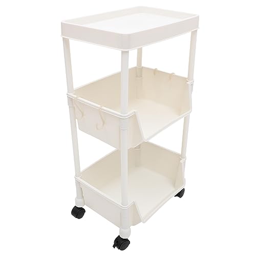 SOIMISS Bücherregal mit Beweglicher Aufbewahrungswagen für Zuhause und Platzsparend zum Organisieren von Büchern und Haushaltsgegenständen SOIMISS Bücherregal mit Beweglicher Aufbewahrungswagen für Zuhause und Platzsparend zum Organisieren von Büchern und Haushaltsgegenständen von SOIMISS