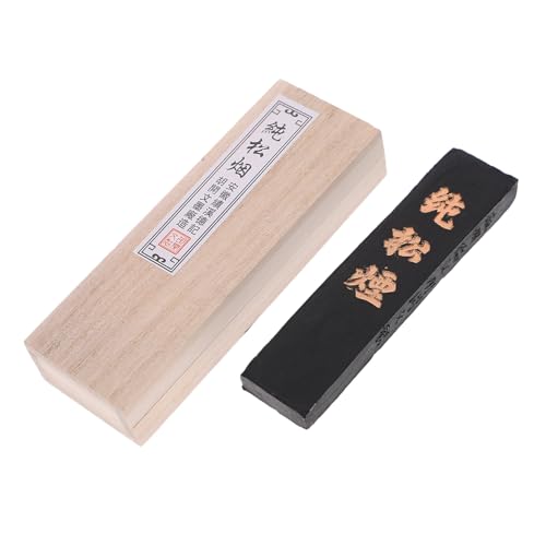 SOIMISS Chinesischer Kalligraphie Tintenblock Schwarz Ink Stick für Malerei Praxis Glatte Kanten Leicht Tragbar Traditionelles Tusche Werkzeug für Kalligraphie und Zeichnen von SOIMISS