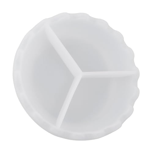 SOIMISS Crystal Epoxy Mould Silikonform Rundes DIY Tablett Silikonform Gießform Kreative Spiegel Wellenplatte Weiß Umweltfreundlich Wiederverwendbar für Handgemachte Kunstwerke SOIMISS Crystal Epoxy Mould Silikonform Rundes DIY Tablett Silikonform Gießform Kreative Spiegel Wellenplatte Weiß Umweltfreundlich Wiederverwendbar für Handgemachte Kunstwerke von SOIMISS