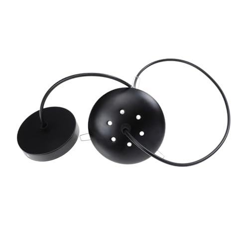 SOIMISS Deckenlampenfassung mit Lüftungsloch Robuster Eisen PVC Lampenhalter Dekorative Hängeleuchte für Innenbereich Einfache Montage Kompatibel mit Lampen Dunkles Design SOIMISS Deckenlampenfassung mit Lüftungsloch Robuster Eisen PVC Lampenhalter Dekorative Hängeleuchte für Innenbereich Einfache Montage Kompatibel mit Lampen Dunkles Design von SOIMISS