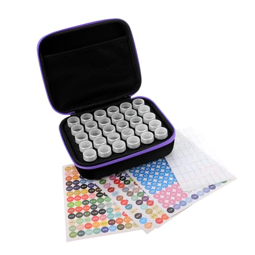 SOIMISS Diamond Aufbewahrungsbox Teilig mit Fächern Langlebige DIY Aufbewahrung für Strasssteine Etiketten Inklusive Praktisches Organizer für Bastel und Schmuckzubehör von SOIMISS