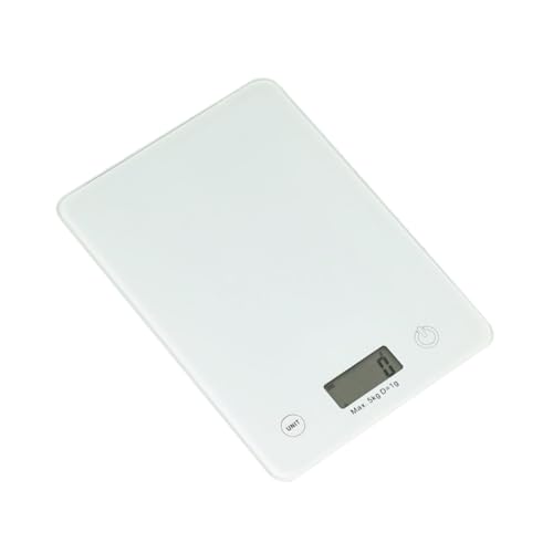 SOIMISS Digitale Küchenwaage Präzise Lebensmittelwaage Elektronische Multifunktionswaage für Fest und Flüssigzutaten Kompakt Hohe Genauigkeit Touch Steuerung Küchenmessgerät von SOIMISS