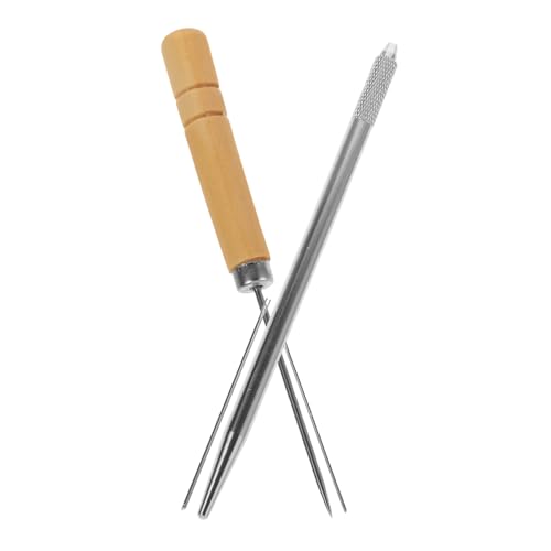 SOIMISS Doll Hair Rerooting mit Nadeln und Holzahle Profi Puppenhaare Werkzeug für DIY Puppenhaarstricken Vielseitig Einsetzbar für Puppenhaar Neubesatz Robust und Präzise Gefertigt von SOIMISS