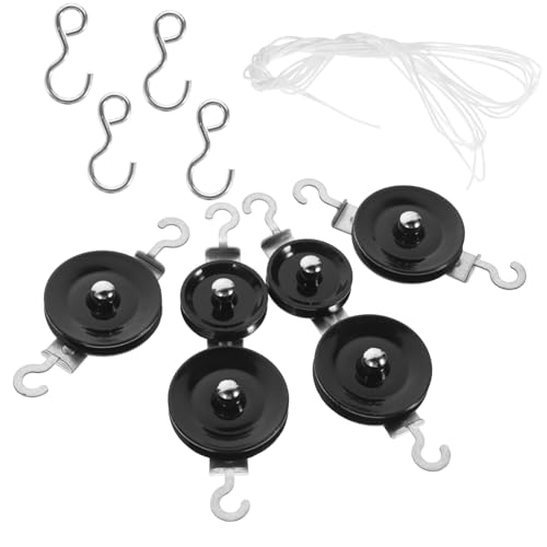 SOIMISS Doppel Metallpulley Physik experimentausrüstung mit Seil Haken für Mechanische Lernversuche Mittelstufe Lehrmittel Pädagogisch Robust Portabel SOIMISS Doppel Metallpulley Physik experimentausrüstung mit Seil Haken für Mechanische Lernversuche Mittelstufe Lehrmittel Pädagogisch Robust Portabel von SOIMISS