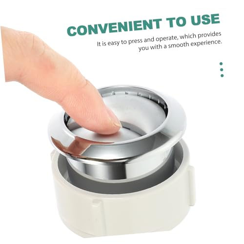 SOIMISS Druckknopf für Toilettentank Robust Verchromt Installieren Demontieren Rostfrei Kompatibel mit Meisten Wc wassertanks Geeignet für Zuhause Hotel Bar und Club SOIMISS Druckknopf für Toilettentank Robust Verchromt Installieren Demontieren Rostfrei Kompatibel mit Meisten Wc wassertanks Geeignet für Zuhause Hotel Bar und Club von SOIMISS