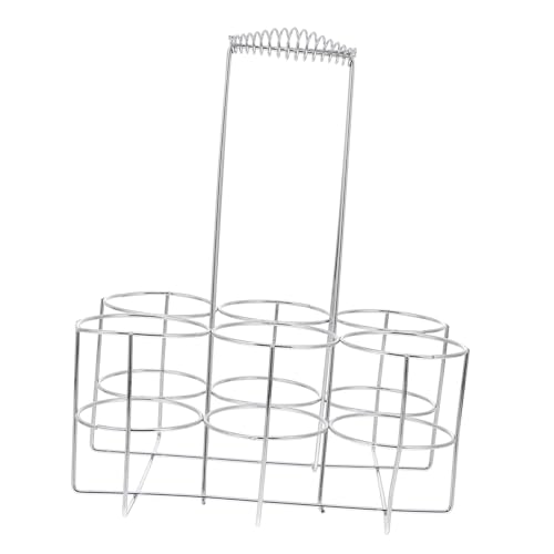 SOIMISS Edelstahl Bierflaschenträger Flaschen Organizer Tragekorb Rostfrei Robust Leicht Tragbar für Zuhause und Partys SOIMISS Edelstahl Bierflaschenträger Flaschen Organizer Tragekorb Rostfrei Robust Leicht Tragbar für Zuhause und Partys von SOIMISS