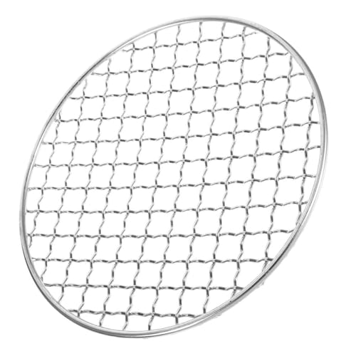 SOIMISS Edelstahl Grillnetz Rund Langlebig Rostfrei Spülmaschinenfest für Camping Outdoor Barbecue Vielseitig für Fleisch Gemüse Backen Kohlegrill SOIMISS Edelstahl Grillnetz Rund Langlebig Rostfrei Spülmaschinenfest für Camping Outdoor Barbecue Vielseitig für Fleisch Gemüse Backen Kohlegrill von SOIMISS