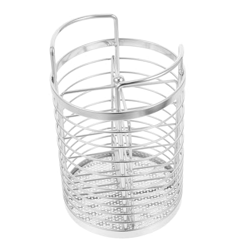 SOIMISS Edelstahl Küchenutensilienhalter mit Drehbarem Besteckorganizer Multifunktionaler Chopstick und Löffelhalter mit Separaten Fächern Kompakte Aufbewahrung für Messer und SOIMISS Edelstahl Küchenutensilienhalter mit Drehbarem Besteckorganizer Multifunktionaler Chopstick und Löffelhalter mit Separaten Fächern Kompakte Aufbewahrung für Messer und von SOIMISS