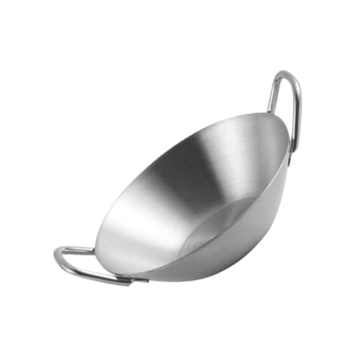SOIMISS Edelstahl Sauce Dish mit Griff Stil Rostfrei Langlebig Spülmaschinenfest für Restaurants Catering und Zuhause Vielseitige Gewürz und Soßenplatte Silber Groß von SOIMISS