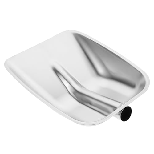 SOIMISS Edelstahl Schneeschaufel Klein Langlebig Multifunktional Leicht Tragbar für Auto Einfahrt Schnee und Müll Entfernen Robust Umweltfreundlich von SOIMISS