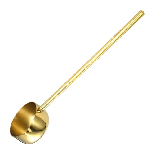 SOIMISS Edelstahl Schöpflöffel mit Verlängertem Griff Robuster Wasserschöpfer für Küche und Garten Langlebiges Küchenutensil Stilvoller Servierlöffel in Gold SOIMISS Edelstahl Schöpflöffel mit Verlängertem Griff Robuster Wasserschöpfer für Küche und Garten Langlebiges Küchenutensil Stilvoller Servierlöffel in Gold von SOIMISS