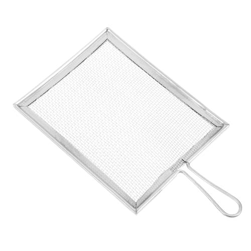 SOIMISS Edelstahl Sieb mit Griff Mud Filter Tonsieb für Töpferarbeiten Kompakt Robust Langlebig mit Abgerundeten Kanten Sicher und Leicht zu Reinigen von SOIMISS