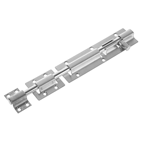 SOIMISS Edelstahl Türschieber Schiebetürriegel Privacy Latch Bolzenriegel Einfache Montage Antidiebstahl Schiebetür Riegel für Haus Büro Fenster von SOIMISS