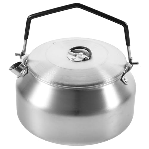 SOIMISS Edelstahl Wasserkocher Camping Teekessel Tragbar Multifunktional Gas und Induktionsherd Geeignet Ergonomischer Griff Kompakt für Outdoor und Zuhause SOIMISS Edelstahl Wasserkocher Camping Teekessel Tragbar Multifunktional Gas und Induktionsherd Geeignet Ergonomischer Griff Kompakt für Outdoor und Zuhause von SOIMISS