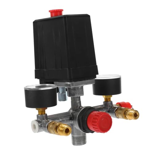 SOIMISS Einloch Druckminderer mit Barometer Sicherheitsventil und Druckschalter Langlebiger Druckregler für Wasserpumpe und Gartenpumpe Präzise Druckkontrolle Einfache Handhabung Robustes SOIMISS Einloch Druckminderer mit Barometer Sicherheitsventil und Druckschalter Langlebiger Druckregler für Wasserpumpe und Gartenpumpe Präzise Druckkontrolle Einfache Handhabung Robustes von SOIMISS