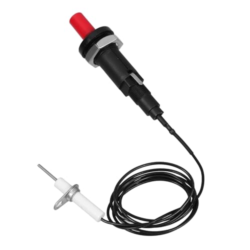 SOIMISS Elektronischer mit Keramik Langlebiger Gasofen und Gasgrill Ersatz Tragbarer Wiederverwendbarer Druckknopf Anzünder für Camping und Küchen Gasgeräte von SOIMISS