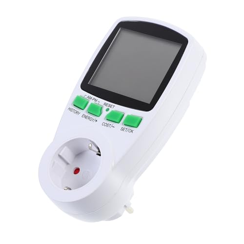 SOIMISS Energieverbrauchsmonitor Stecker mit LCD Display Eu Stecker zur Strommessung und Kostenkontrolle Einfache Installation Präzise Messdaten Ac Kompatibel SOIMISS Energieverbrauchsmonitor Stecker mit LCD Display Eu Stecker zur Strommessung und Kostenkontrolle Einfache Installation Präzise Messdaten Ac Kompatibel von SOIMISS