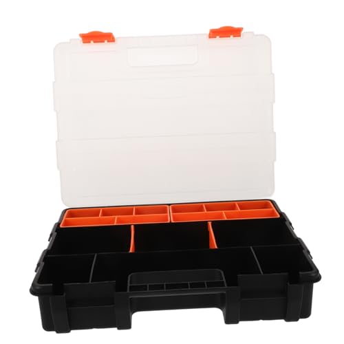 SOIMISS Schrauben Organizer Aus Kunststoff Mit Deckel Teile Aufbewahrungsbox Für Schrauben Muttern Und Kleine Werkzeuge Vielseitig Und Praktisch Für Bastelprojekte von SOIMISS