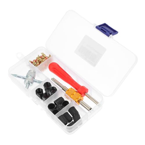 SOIMISS Fahrzeug Ventilkern Werkzeug aus Kupfer und Edelstahl Langlebiges Reparatur Montageset für Fahrrad Auto Motorrad Ventile Vielseitig Einsetzbar für Reifenventil Demontage und von SOIMISS