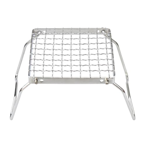 SOIMISS Faltbarer Campinggrill aus Edelstahl Leichter Tragbarer Grillrost Klappbarer Grillständer für Outdoor BBQ Vielseitig zum Braten Kochen für Wandern Picknick Angeln SOIMISS Faltbarer Campinggrill aus Edelstahl Leichter Tragbarer Grillrost Klappbarer Grillständer für Outdoor BBQ Vielseitig zum Braten Kochen für Wandern Picknick Angeln von SOIMISS