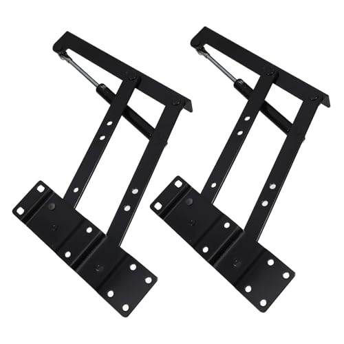 SOIMISS Faltbarer Hebeständer für Möbel Hydraulischer Tischlift Stabiler Langlebiger Lifting für Couchtische und Schreibtische Einfache Installation Schwarz von SOIMISS