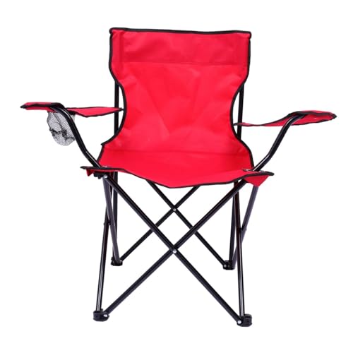 SOIMISS Faltbarer Outdoor Campingstuhl mit Armlehnen Tragbarer Stabiler Angelstuhl mit Gepolsterter Rückenlehne Atmungsaktivem Oxford Robustem X fixiersystem für Garten Strand Angeln SOIMISS Faltbarer Outdoor Campingstuhl mit Armlehnen Tragbarer Stabiler Angelstuhl mit Gepolsterter Rückenlehne Atmungsaktivem Oxford Robustem X fixiersystem für Garten Strand Angeln von SOIMISS