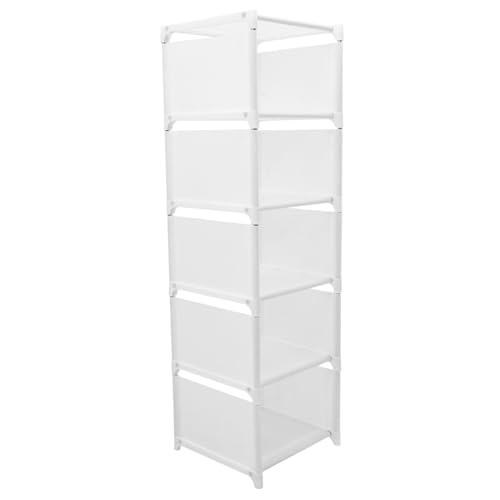 SOIMISS Faltbares Schuhregal Raumspart Regal Schuhaufbewahrung Stand Organizer für Flur Eingang Wohnzimmer Weiß Kompakt Robust von SOIMISS