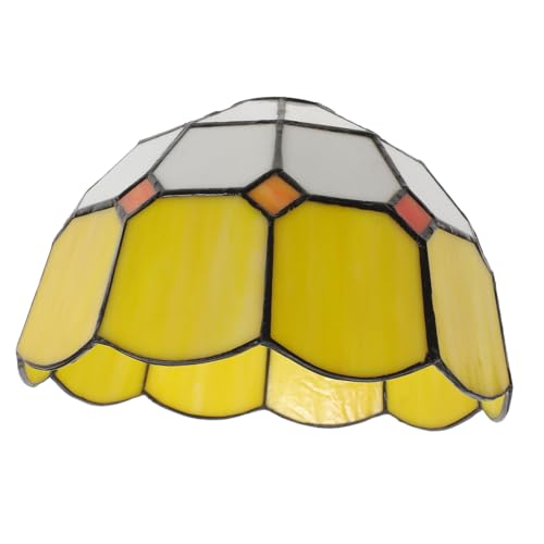 SOIMISS Farbige Glaslampenschirm Ersatz für Wandlampe Deckenlampe und Hängelampe Stilvoller Lampenschirm für Schlafzimmer Wohnzimmer und Bar von SOIMISS