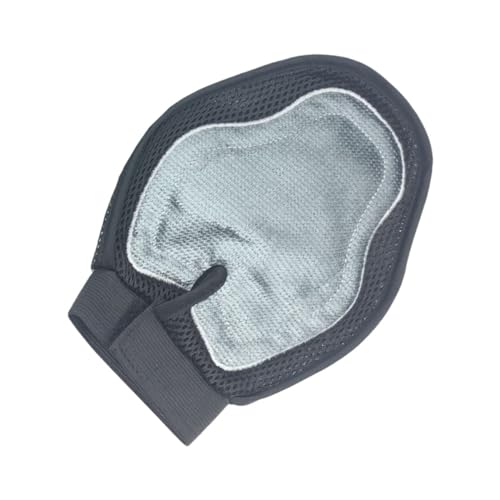 SOIMISS Fellpflegehandschuh für Hunde Katzen Doppelseitig Sanfte Massagebürste Effektiver Tierhaarentferner Atmungsaktiv für Felltypen Handlich und Langlebig Grün von SOIMISS