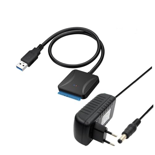 SOIMISS Festplattenadapter Datenkabel Stromversorgung USB Übertragung Kompatibel mit HDD SSD für PC Laptop SOIMISS Festplattenadapter Datenkabel Stromversorgung USB Übertragung Kompatibel mit HDD SSD für PC Laptop von SOIMISS
