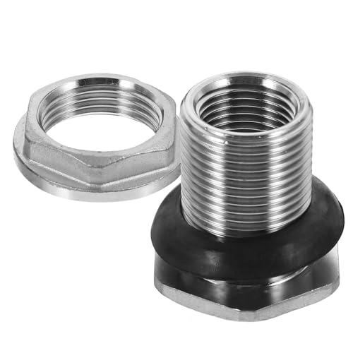 SOIMISS Fitting Wasserbehälteranschluss Adapter für Pool Aquarium und Gartenwasseranschluss Installieren Rostfrei und Langlebig von SOIMISS