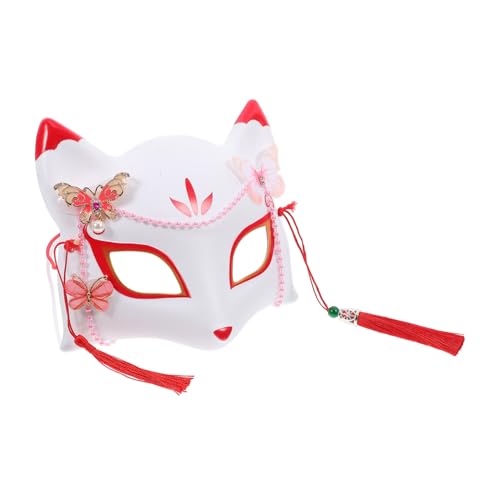 SOIMISS Fuchs Maske aus Dekorative Halbmaske für Halloween und Kostümpartys Einzigartige Tiermaske Unisex für Cosplay und Maskerade Events SOIMISS Fuchs Maske aus Dekorative Halbmaske für Halloween und Kostümpartys Einzigartige Tiermaske Unisex für Cosplay und Maskerade Events von SOIMISS