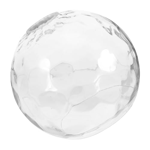 SOIMISS Glas Lampenschirm Ersatz Rund oben Unten Transparenter Lampenschirm für Deckenlampe Pendelleuchte Dekorative Glaskuppel für Innenbeleuchtung Langlebig und Elegant von SOIMISS