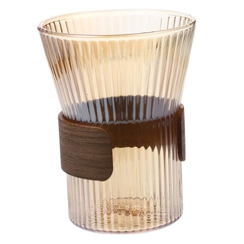 SOIMISS Glas zahnputzbecher mit Holz Taillen Design Eleganter Stabiler Mundwasserkelch für Badezimmer Transparent Leicht zu Reinigen Praktisches Glasbad Zuhause SOIMISS Glas zahnputzbecher mit Holz Taillen Design Eleganter Stabiler Mundwasserkelch für Badezimmer Transparent Leicht zu Reinigen Praktisches Glasbad Zuhause von SOIMISS