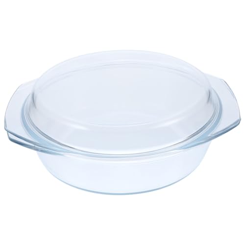 SOIMISS Glasauflauf mit Deckel Mikrowellengeeignetes Glaskochgeschirr mit Griffen für Effiziente Zubereitung und Einfache Handhabung der Küche SOIMISS Glasauflauf mit Deckel Mikrowellengeeignetes Glaskochgeschirr mit Griffen für Effiziente Zubereitung und Einfache Handhabung der Küche von SOIMISS