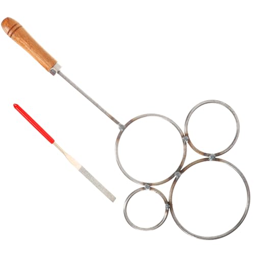 SOIMISS Glasflaschenschneider mit Doppelkreis und Schleifwerkzeug Langlebiges Schneidwerkzeug für Bierflaschen DIY Flaschenschneider für Kerzenhalter und Blumenvase Einfach zu Bedienen von SOIMISS