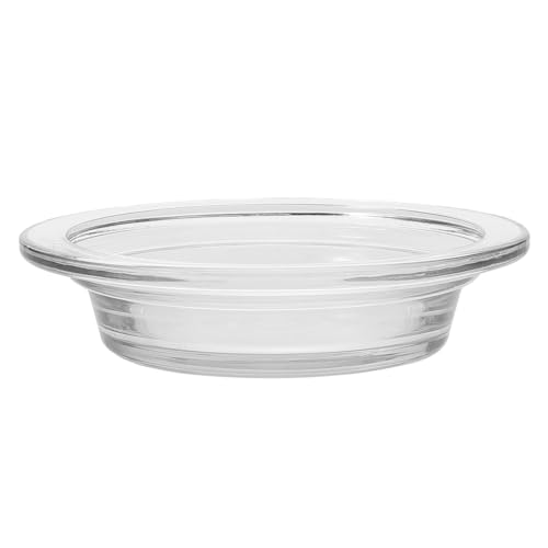 SOIMISS Glasscheibenzubehör Duftendes Wachs Wachswärmerplatte Wachswärmerkerze Schmelzen Wachswärmer-ersatzschale Tablett Ölwärmerschale Duftlampe Glasschale Wachsschmelzwärmer Transparent von SOIMISS