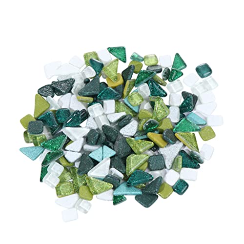 SOIMISS Glitzernde Kristallsteine DIY Bastelmaterialien Grün Weiß Unregelmäßige Form Hochwertige Mosaiksteine für Kreative Dekoration und Handwerksprojekte Langlebig und Sicher der SOIMISS Glitzernde Kristallsteine DIY Bastelmaterialien Grün Weiß Unregelmäßige Form Hochwertige Mosaiksteine für Kreative Dekoration und Handwerksprojekte Langlebig und Sicher der von SOIMISS