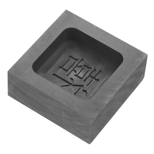 SOIMISS Graphitform mit Schlitz für Metallgießen Langlebige Schmelzform für Gold Silber Widerstandsfähiger DIY Gießform für Präzises Schmelzen und Raffinieren von SOIMISS