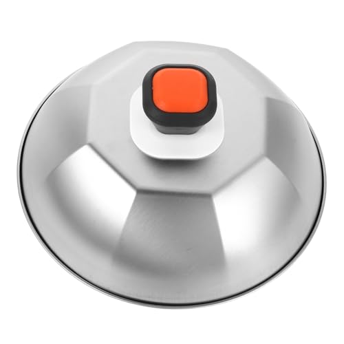 SOIMISS Grillkuppel Abdeckhaube Octagonal Wok Deckel BBQ Abdeckung für Pfannen Outdoor Camping Picknick Hitzebeständig Aromaschutz von SOIMISS